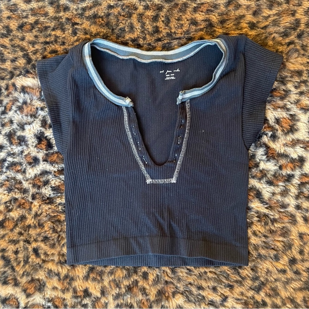 Urban outfitters out from under black crop top